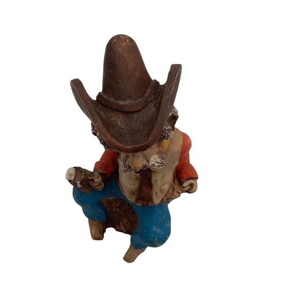 1981 Shade Tree Creations Handcrafted Cowboy Figurine Western Decor - Picture 4 of 7